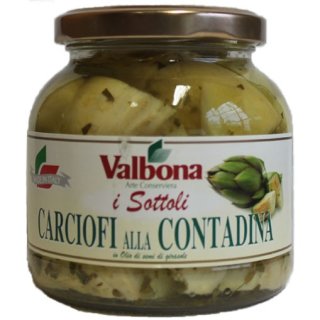 Valbona Antipasti Carciofi alla Contadina "Artischocken nach Bauernart", 280 g