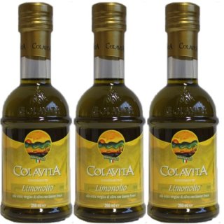 3x Colavita Olivenöl "Limonolio" Extra Vergine, 250 ml
