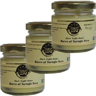 3x MG Tartufo Butter mit Schwarzer Trüffel, 75 g
