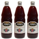 3x Ponti Aceto di Vino Rosso "italienischer...