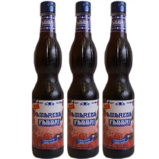 3x Fabbri 1905 "Amarenasirup", 560 ml