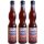 3x Fabbri 1905 Fragola "Erdbeersirup", 560 ml