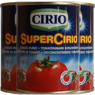 3x Cirio Super Cirio "Tomatenmark Konzentrat", 400 g