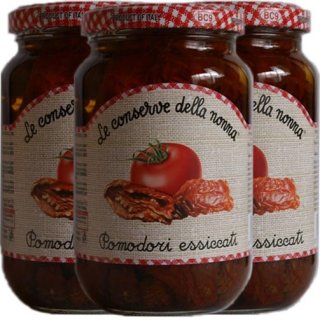 3x Conserve della nonna Getrocknete Tomaten "Pomodori essiccati", 340 g