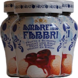 3x Fabbri Amarena Kirschen in Siurp "Amarena Fabbri", 230 g
