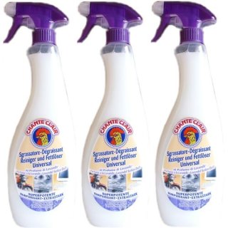 3x Chante Clair Lavanda "Sgrassatore universale" Superpotente, 750ml