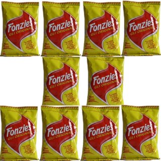 10x Fonzies Gli Originali "Maissnack mit Käsegeschmack", 40 g