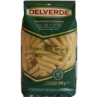Delverde Nudeln "Penne Zita Rigate" n.32, 500 g