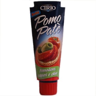 Cirio Pomo Paté "Pomodoro, Capperi e Olive", 100 g