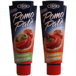 Testpaket Cirio "Pomo Paté", 2 leckere Sorten