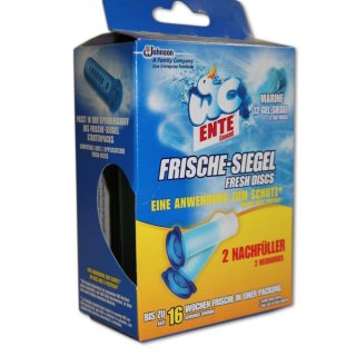 WC Ente WC Reiniger Frischesiegel Marine (2Stk. Nachfüller)
