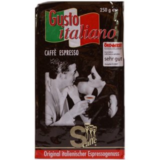Gusto Italiano "Caffè Espresso", 250 g gemahlen