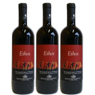 3x Italo Pietrantonj Montepulciano D`Abruzzo DOC 2009 "Ethos", 750 ml