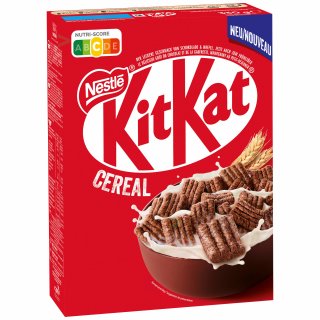 Nestle KitKat Cereal Cerealien Frühstückcerealien aus Vollkornweizen mit der typischen KITKAT-Waffel (330g Packung)