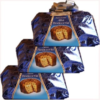 3x Duca Moscati Panettone "Alta Pasticceria", 1000 g