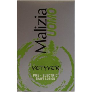 Malizia Uomo Pre Electric "Vetyver" Shave Lotion, 100 ml