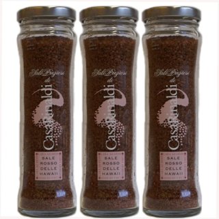 3x Casa Rinaldi Sale Rosso Delle Hawaii "Rotes Hawaii Meersalz", 200 g