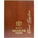Marcati Grappa "Amarone Barrique" in Holzkiste, 700 ml