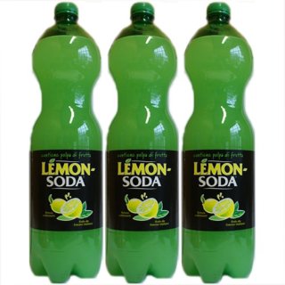 3x Campari Group Lemon-Soda "La Limonata" Lemonsoda, 1500 ml