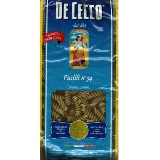 De Cecco Nudeln "Fusilli" n.34, 1000 g