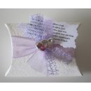 Gastgeschenke Kartonage Hochzeit Taufe Tischdeko Flieder