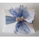 Gastgeschenke Kartonage Hochzeit Taufe Tischdeko Dunkelblau