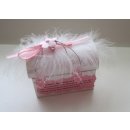 Gastgeschenk Kartonage Truhe Taufe Feste Tischdekoration...