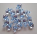 60 Stück Schnuller hellblau Streudeko Taufe...