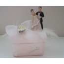 Gastgeschenke Kartonage Hochzeit Truhe Tischdeko Brautpaar