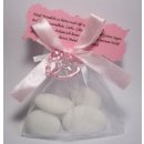 Gastgeschenk Organzasäckchen Taufe Schleifchen...