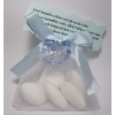 Gastgeschenk Organzasäckchen Taufe Schleifchen...