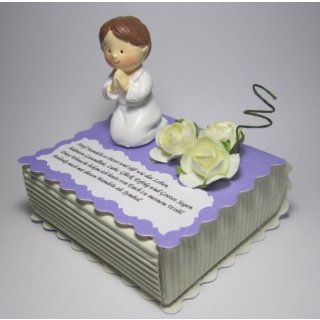 Gastgeschenke Kartonage Kommunion Konfirmation Taufe Bibel Junge