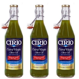 3x Cirio Olivenöl Extra Vergine Non Filtrato "Naturtrübes Olivenöl", 500 ml