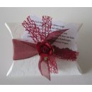 15x Gastgeschenke für Hochzeit Tischdeko bordeaux...