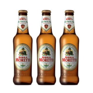 3x Bier Moretti "Birra Moretti" Bier aus italien, 330 ml