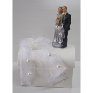 Geschenktruhe Geldgeschenk zur Hochzeit silberne Hochzeit