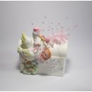 Gastgeschenke Kartonage Truhe Taufe 2 D Storch Baby...