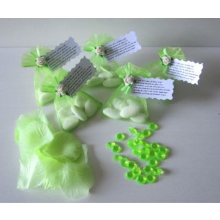 Gastgeschenke Set für Hochzeit in grün