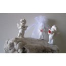 Gastgeschenk für Hochzeit Taufe Schutzengel mit Herz