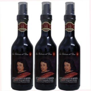 3x Aceto Balsamico Del Duca "White Cup" Spray, 250 ml