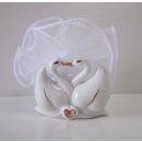 Gastgeschenke Hochzeit Schwanenpaar aus Porzellan...
