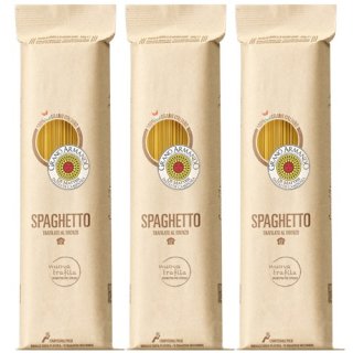 3x Grano Armando Pasta di Campania Nudeln "Spaghetto", 500 g