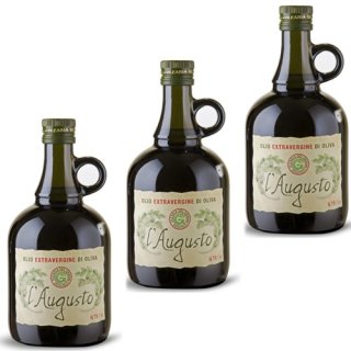 3x Olearia Del Garda Olivenöl Extra Vergine "L´Augusto", 750 ml