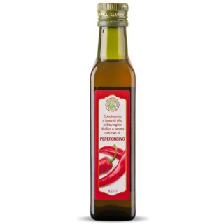 Olearia Del Garda Olivenöl Extra Vergine aromatisiert Peperoni "Peperoncino", 250 ml