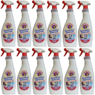 12x Chante Clair "Sgrassatore universale" Superpotente, 750ml