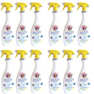 12x Chante Clair Limone "Sgrassatore universale" Superpotente, 750ml