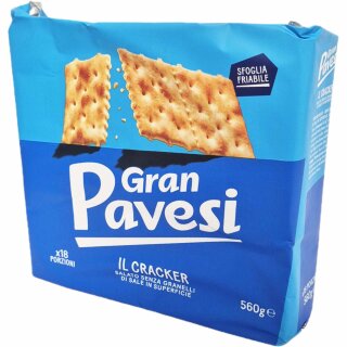 Gran Pavesi Kekse non Salati "Ungesalzen" (560g Packung)