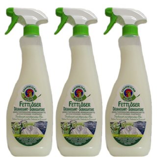 3x Chante Clair Vert ,,Sgrassatore Umweltverträglich" Superpotente, 625ml