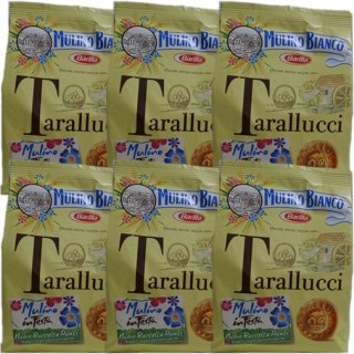 6x Mulino Bianco Kekse "Tarallucci", 800 g