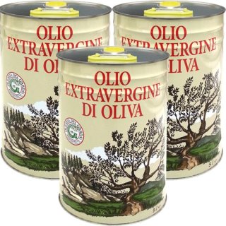 3x Olearia Del Garda Olivenöl "Extra Vergine", 5 Liter